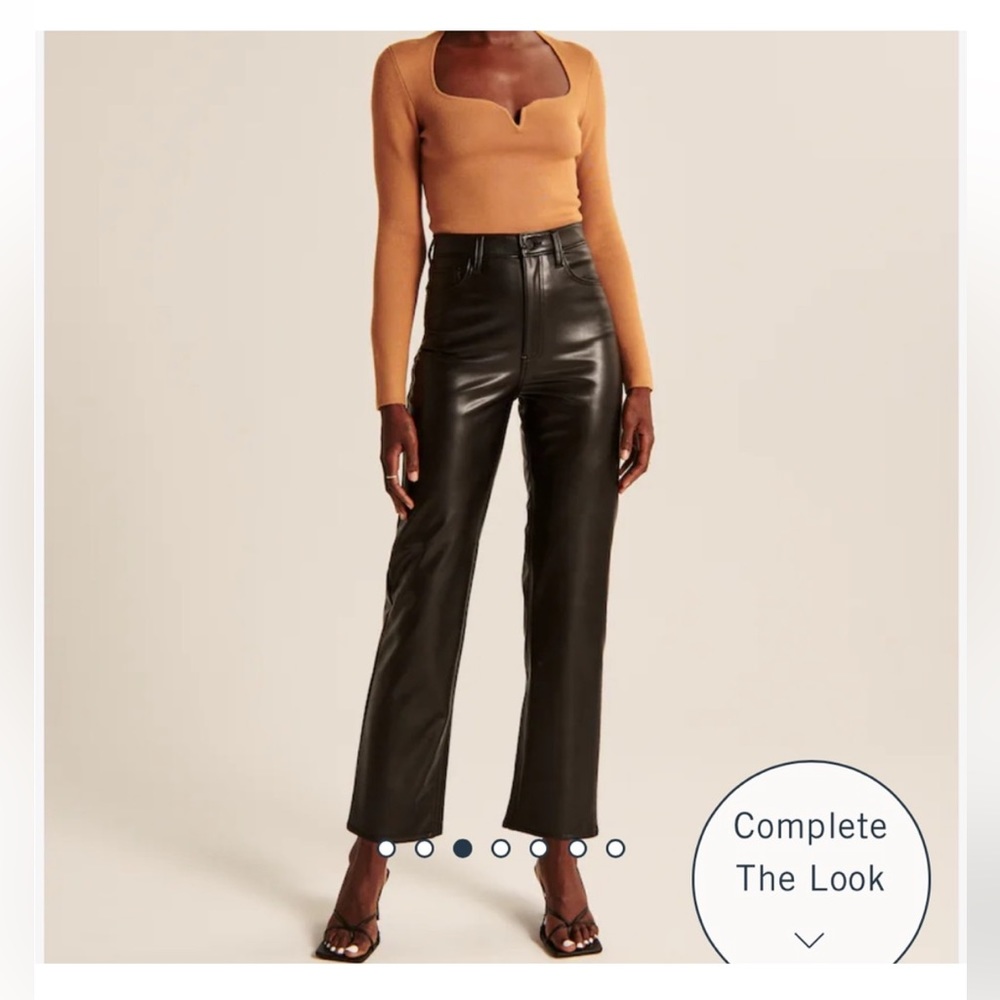 NWT Curve love vegan leather pants